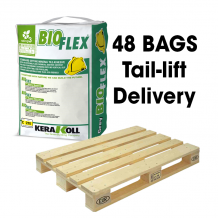 Kerakoll Bioflex Eco-Friendly Mineral Adhesive Standard Set C2 Grey 25kg (Full 42 Bag Pallet)